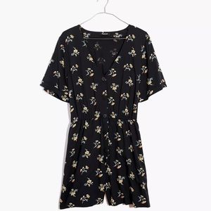 Madewell floral romper